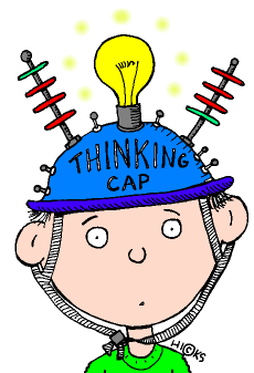 Student thinking cap.
