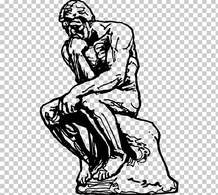 The Thinker Sculpture Drawing Masterpiece PNG, Clipart, Arm