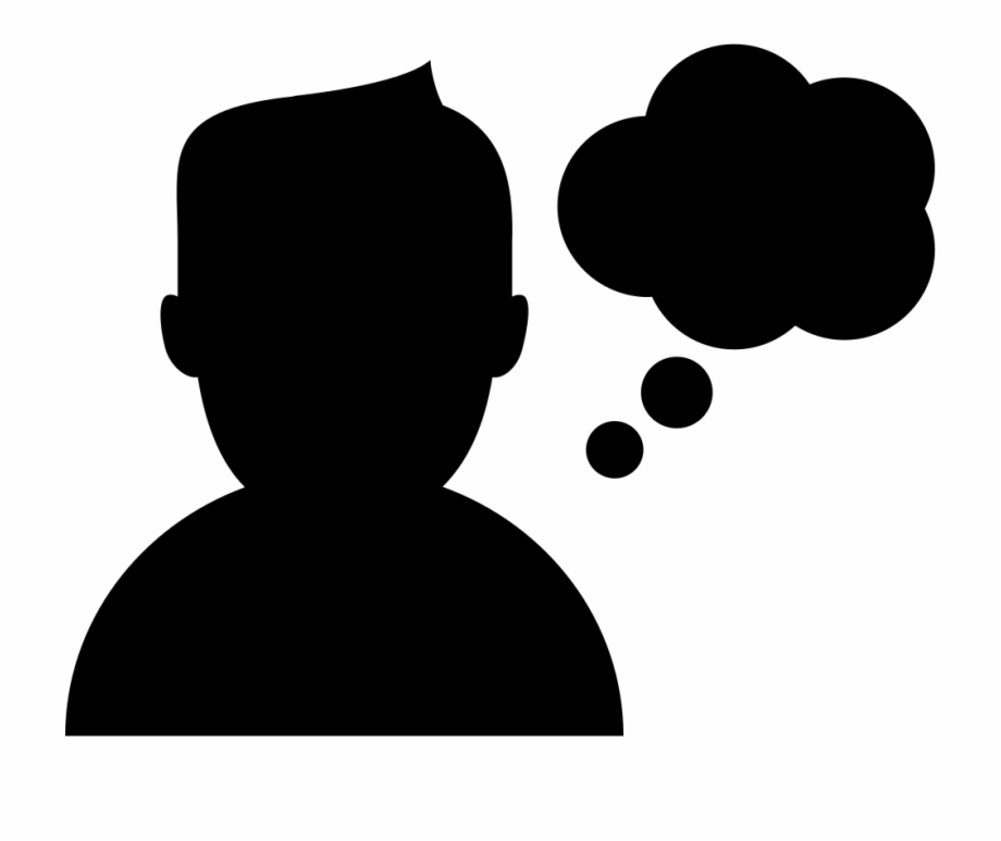 Free Thinking Person Silhouette, Download Free Clip Art