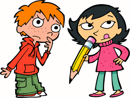 free clipart kids thinking