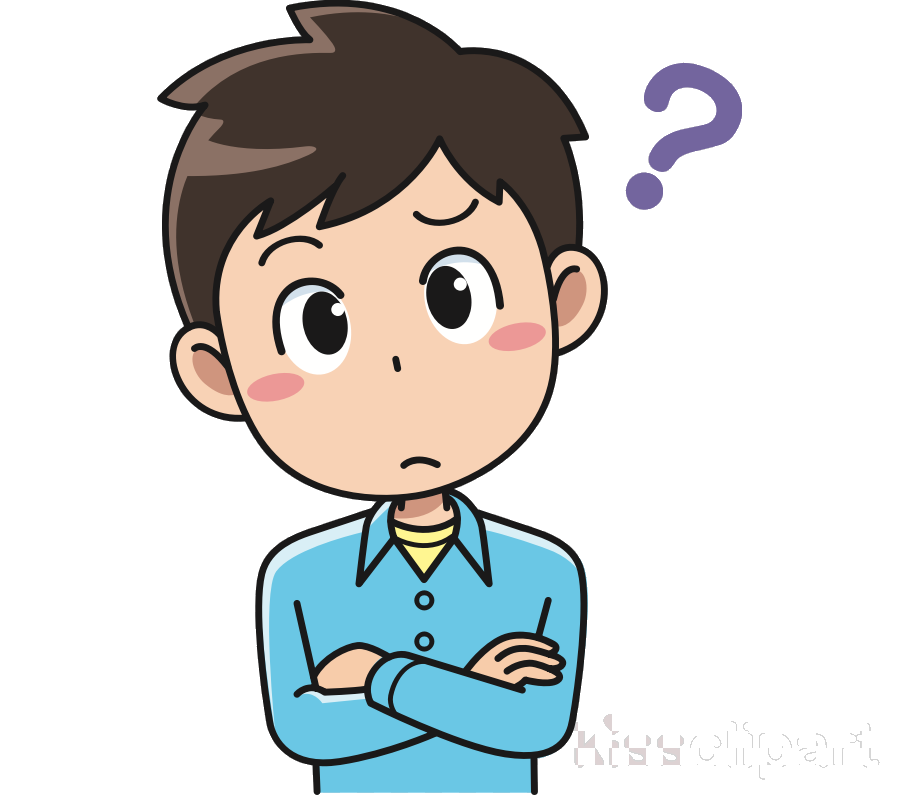Thinking Transparent Image Clipart Free Cute Boy