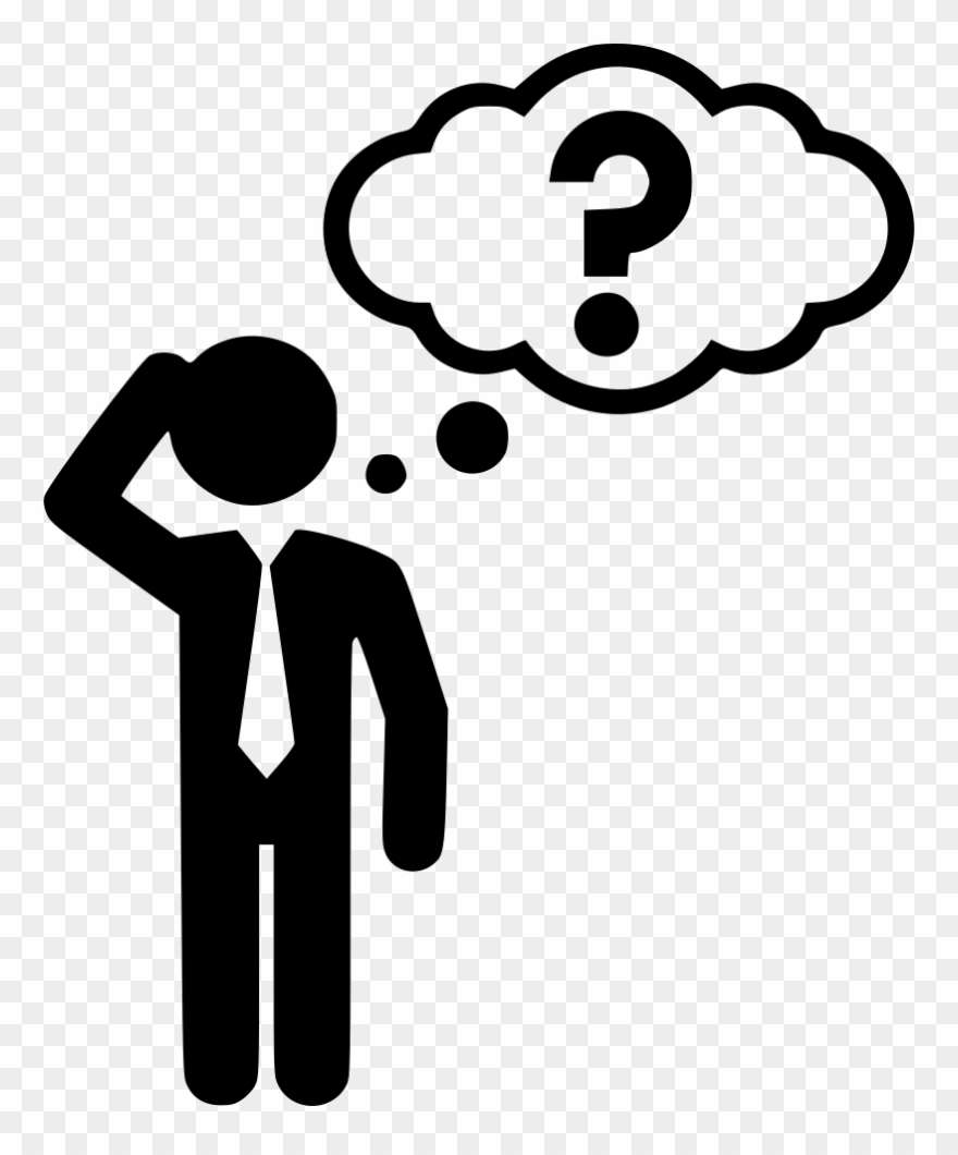 Thinking Thinker Cuestion Answer Svg Png Icon Free