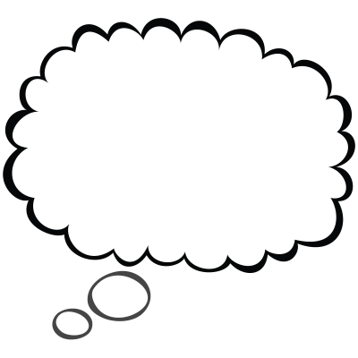 Download THOUGHT BUBBLE Free PNG transparent image and clipart