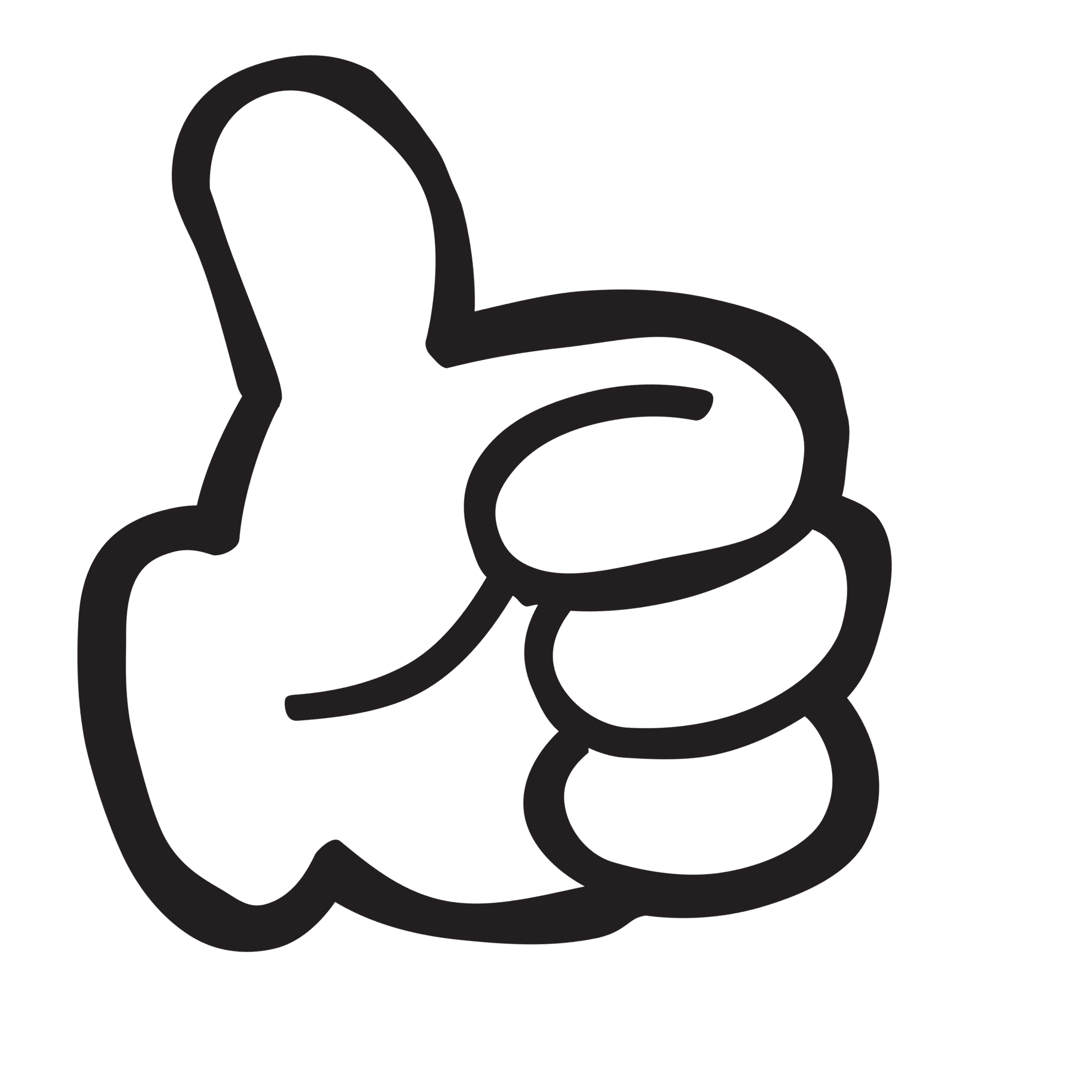Animated thumbs clipart.