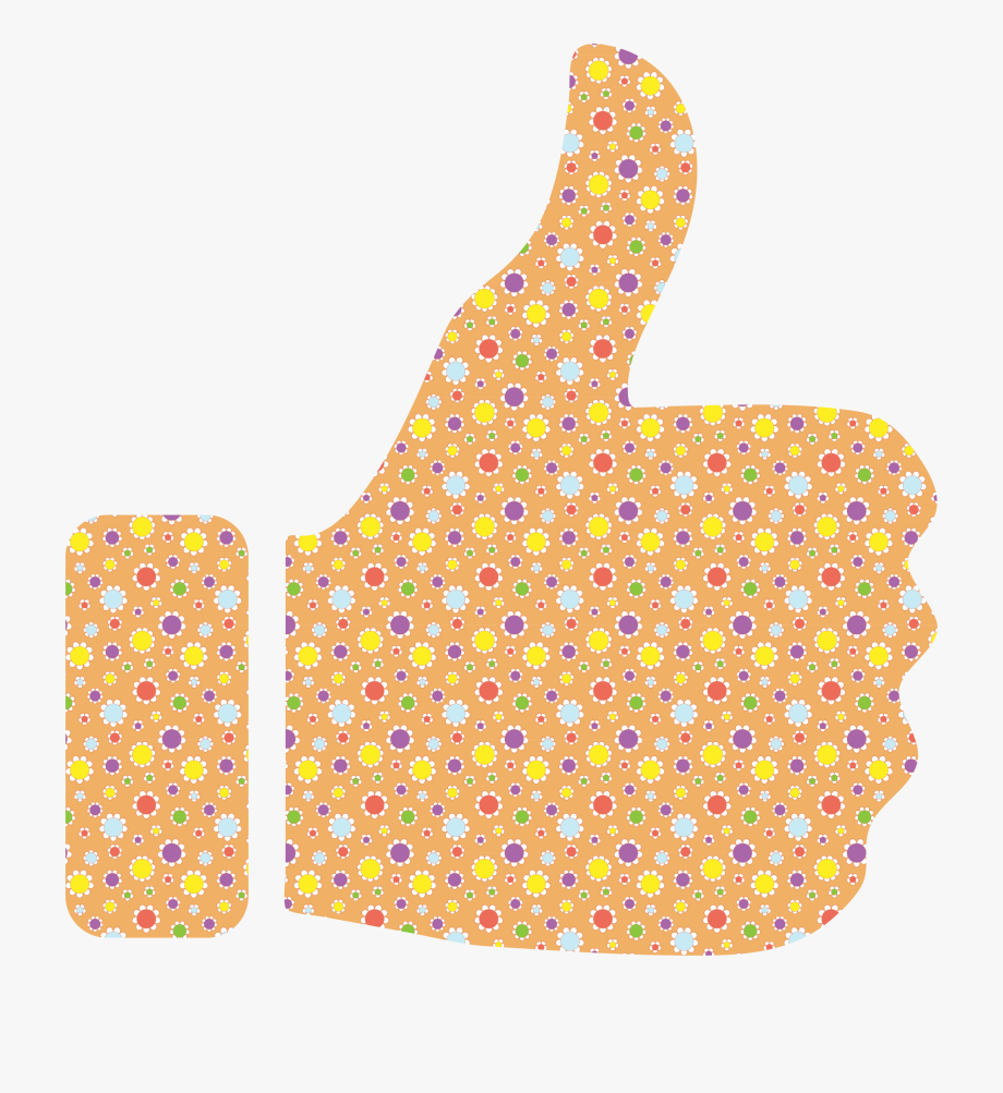 This Free Icons Png Design Of Cute Floral Thumbs Up