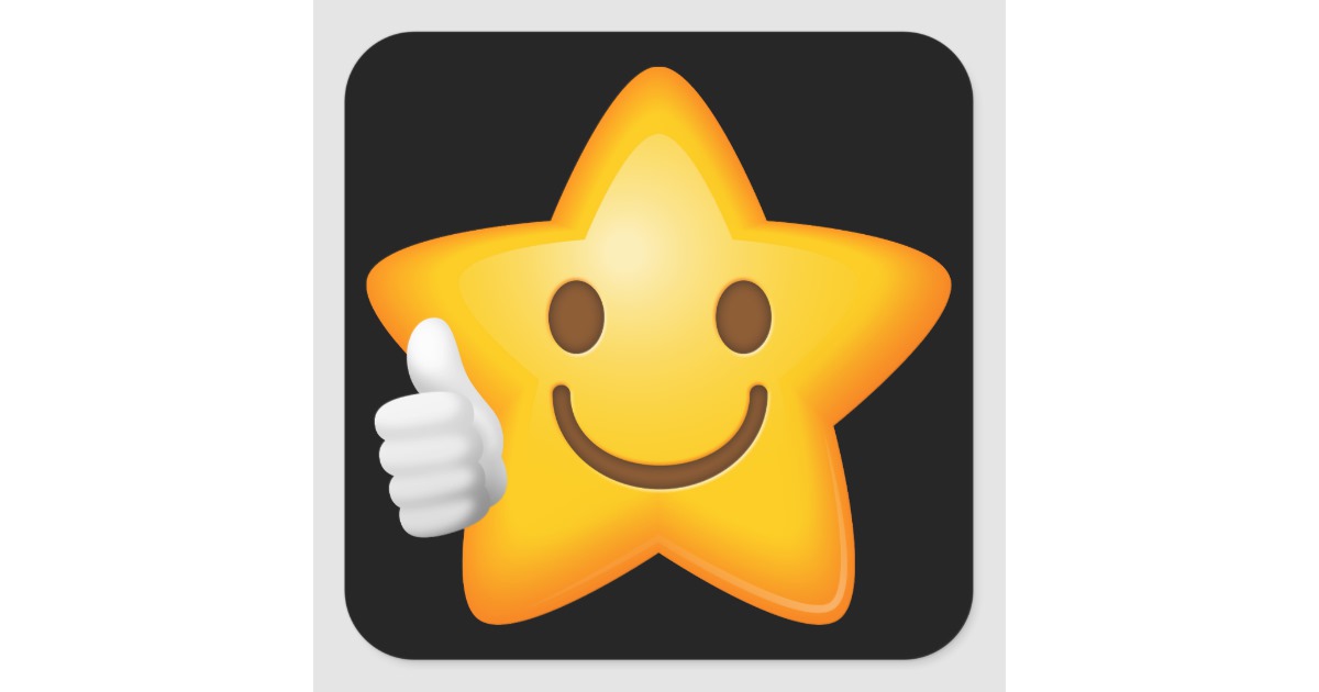 Thumbs Up Star Emoji Stickers
