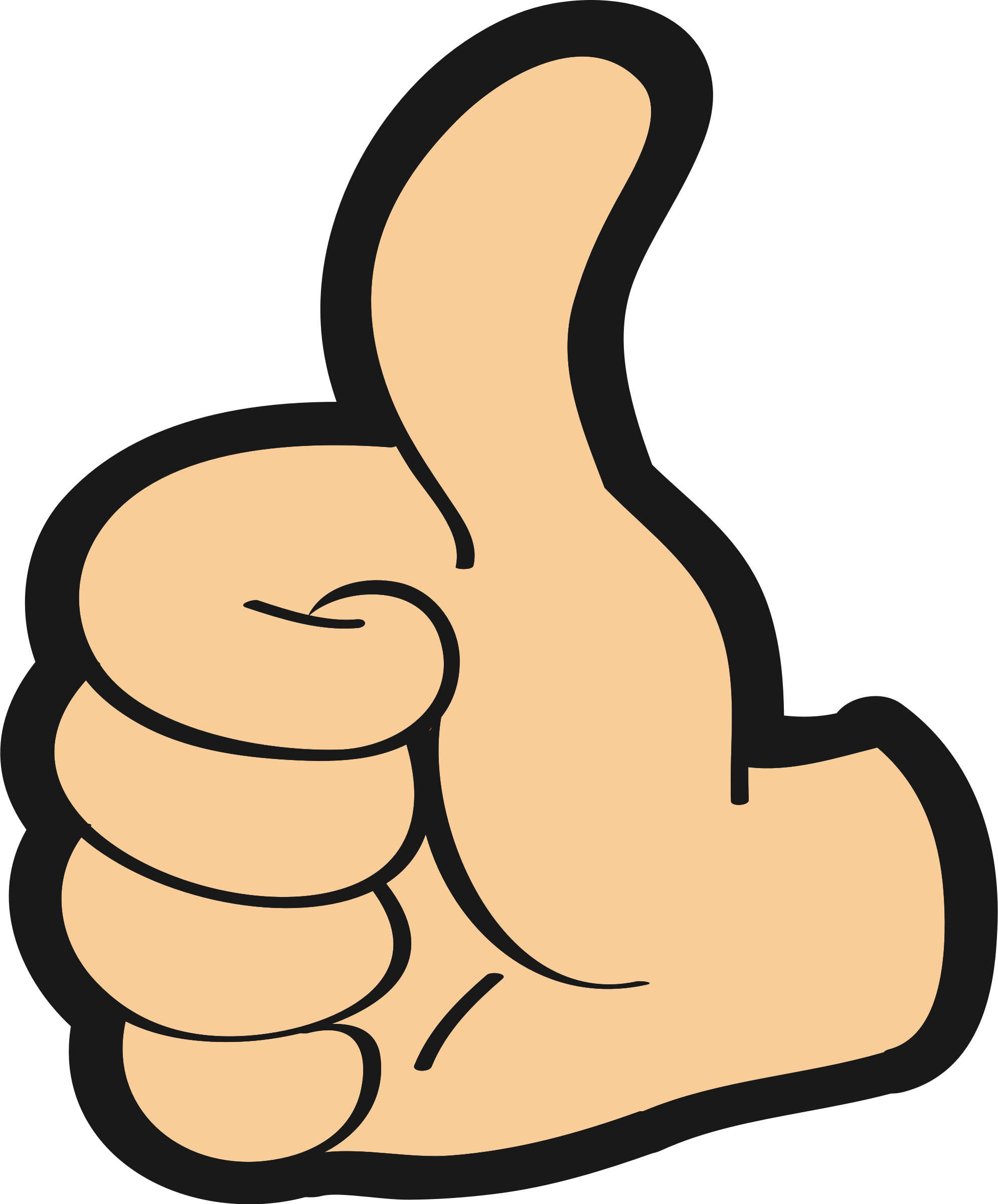 HD Thumbs Up Clipart Transparent Transparent Background