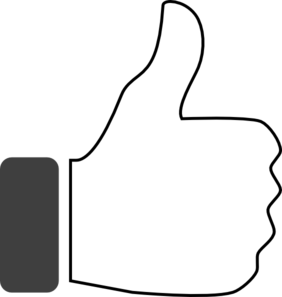 Free Thumbs Up Clipart Black And White, Download Free Clip