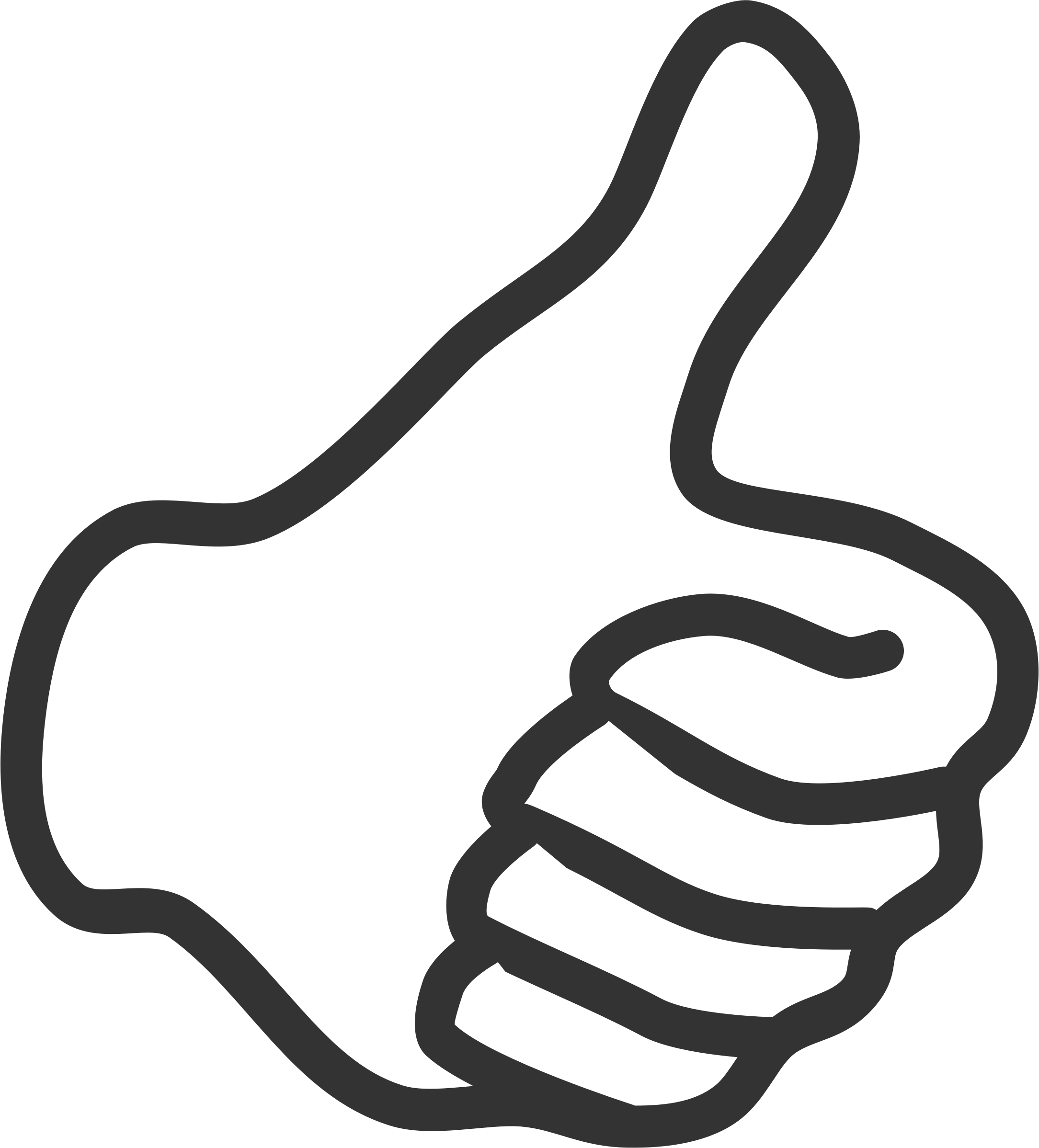 thumbs up clipart white