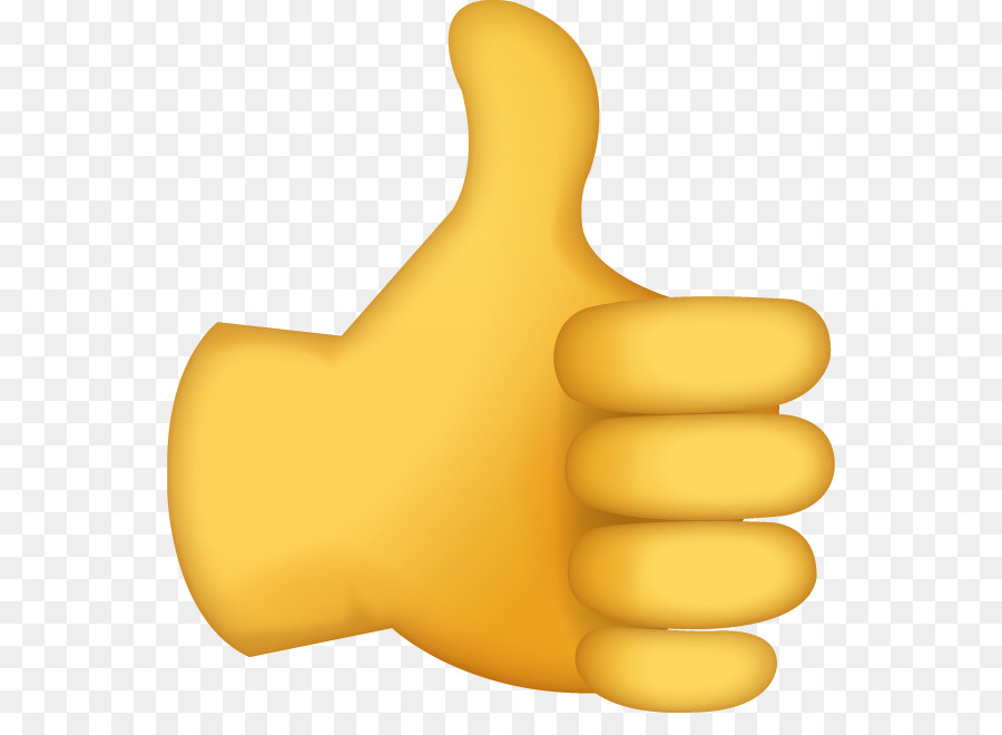 thumbs up clipart yellow