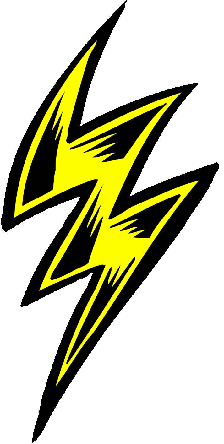 Animated lightning bolt.