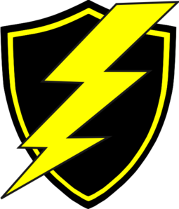 Yellow thunder logo.