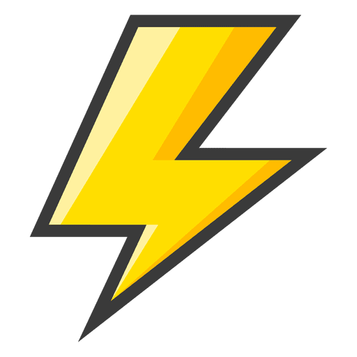 Lightning bolt symbol.