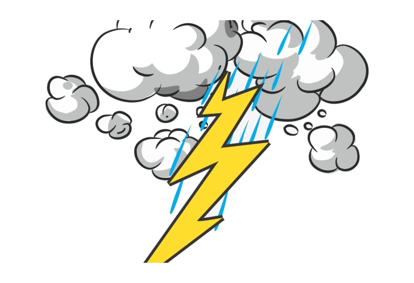 Lightning Thunder And Clipart Transparent Png