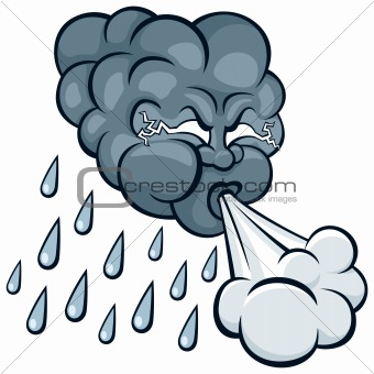 Collection thunderstorm clipart.