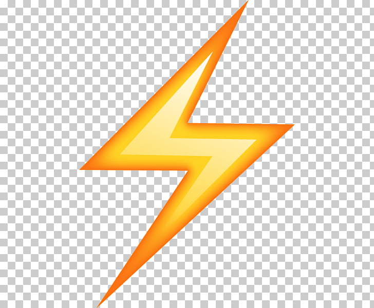 Emoji pop lightning.