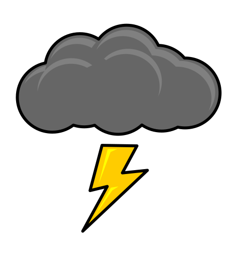 Thunderstorm Storm Clouds Clipart Thunder Clip Art Png
