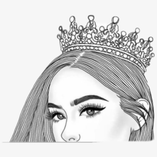 Collection Of Free Tiara Drawing Female
