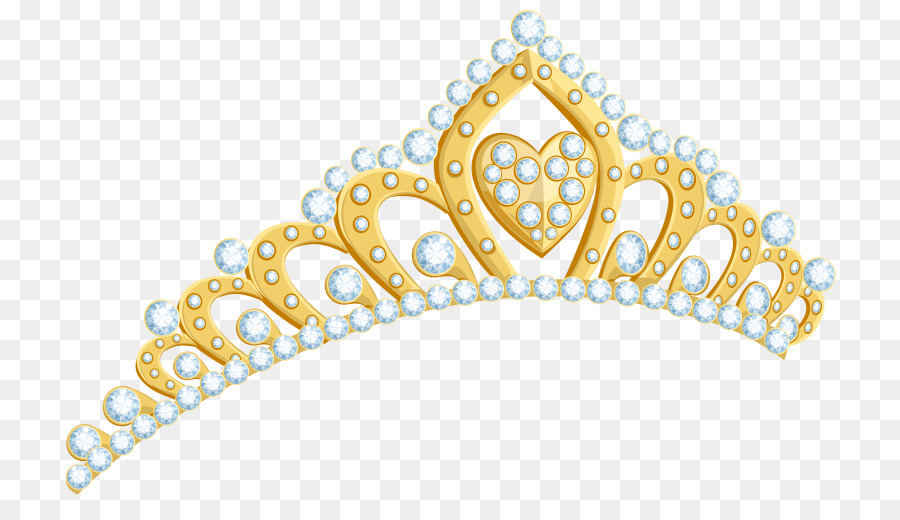 Gold princess crown.