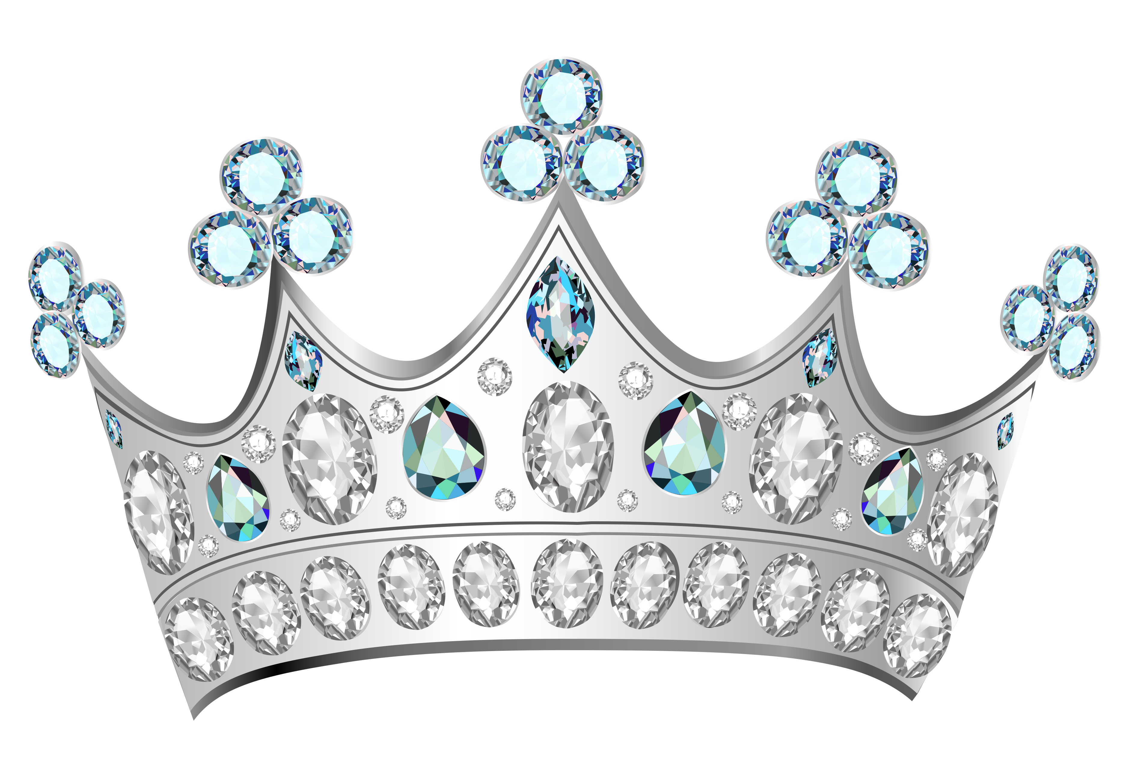 Free silver tiara.