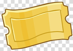Golden Ticket transparent background PNG cliparts free