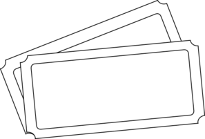 Ticket template clip.