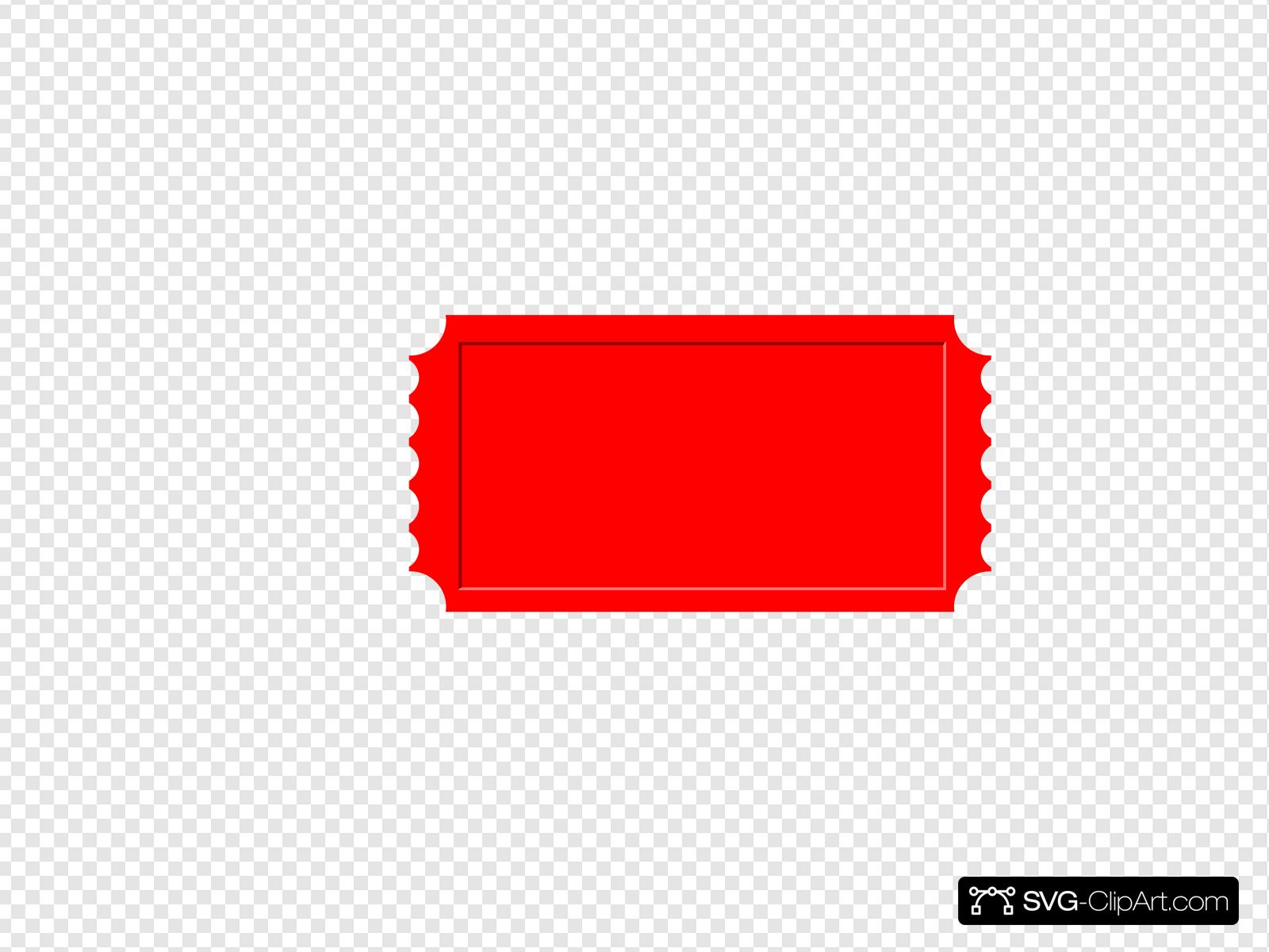 Red Ticket Clip art, Icon and SVG