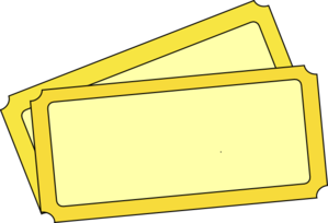 ticket clipart vector