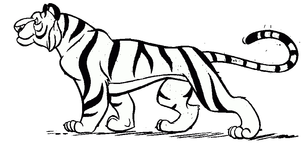 Tiger Clipart Impressive Design Black And White Classy Png