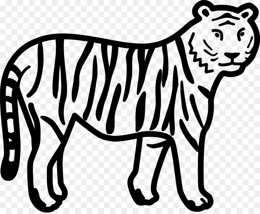 Tiger cartoon.
