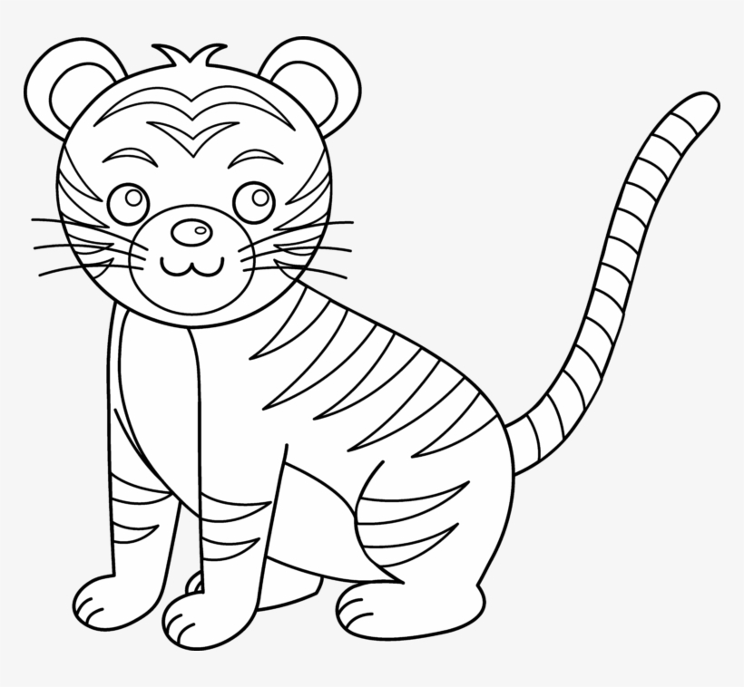 Cub Clipart Black And White