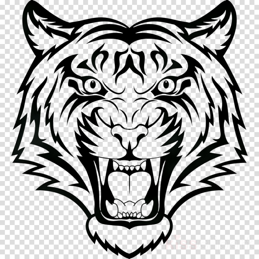 Tiger clipart black and white head pictures on Cliparts Pub 2020! 🔝
