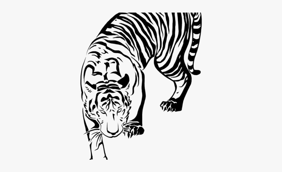 Tiger tattoos clipart.
