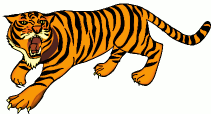Hunting clipart tiger.