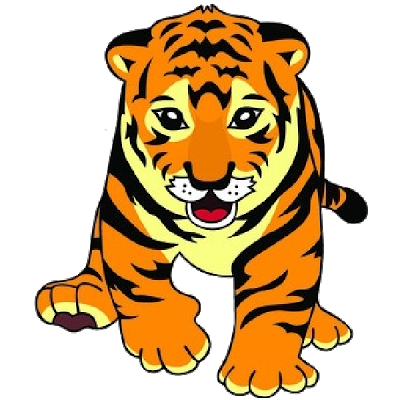 Tiger clipart nice.