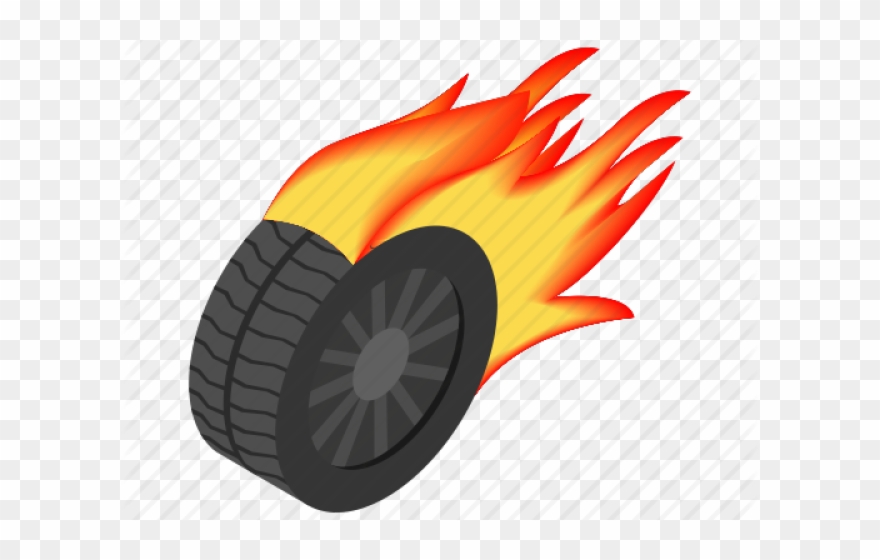 Burning tire icon.