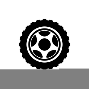 Bicycle tire clipart.