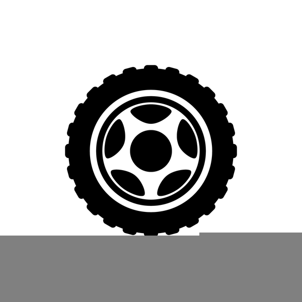 Bicycle tire clipart.