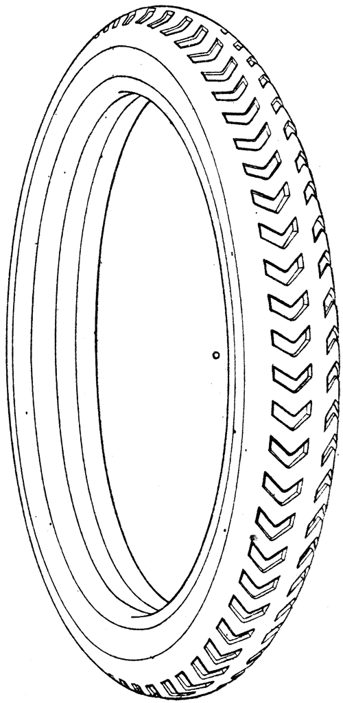 Small vehicle tire.