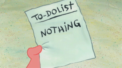 Patrick Star Nickelodeon Television To Do List Animation