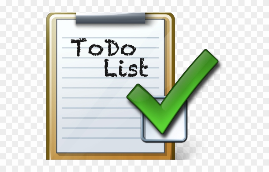 to do list clipart check