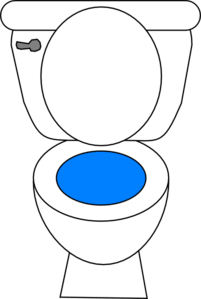 Toilet commode clipart.