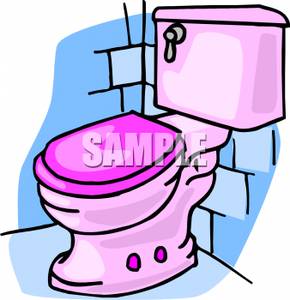 Pink toilet clipart.