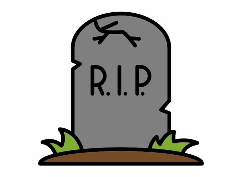 Tombstone clipart dead.