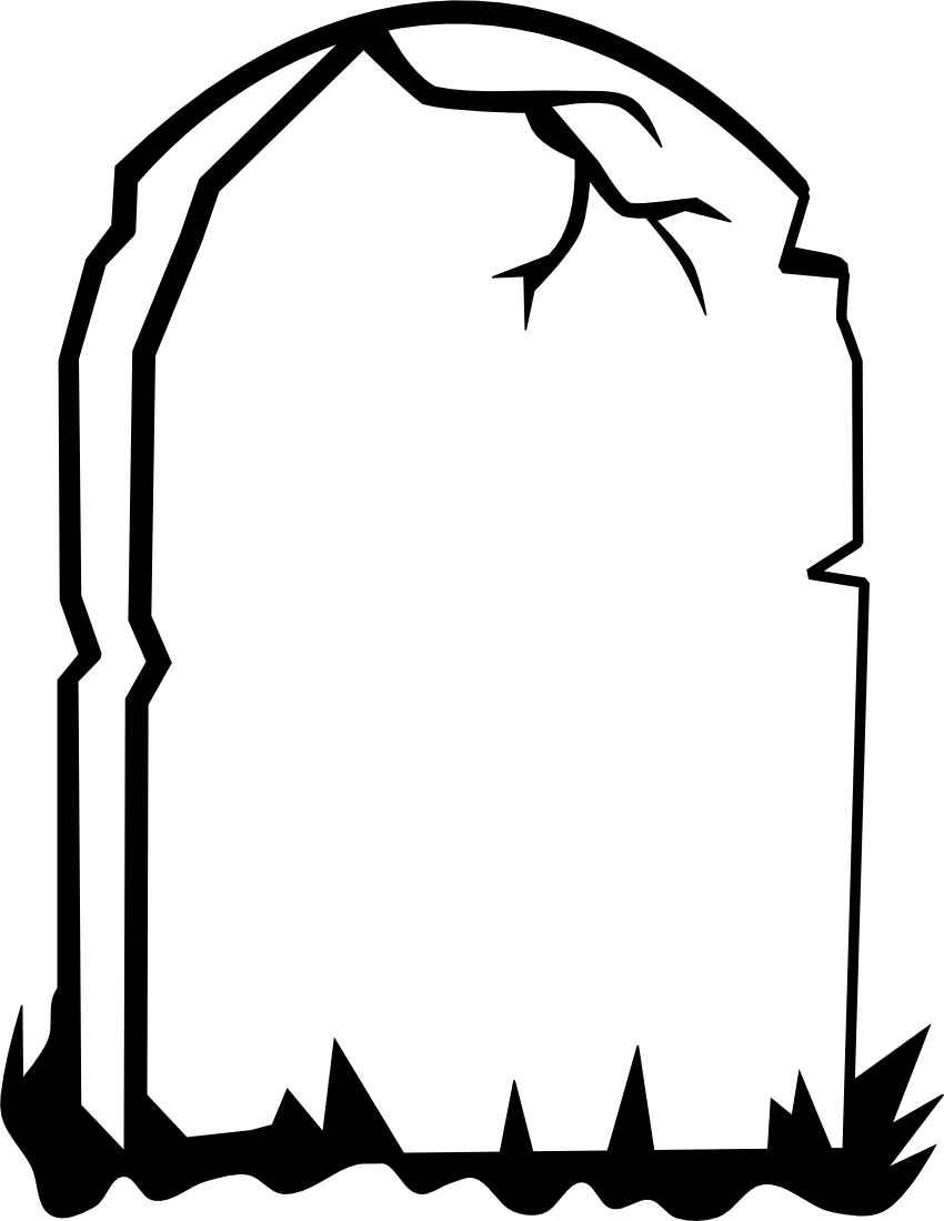 Blank Tombstone Template Printable - Printable Templates Free