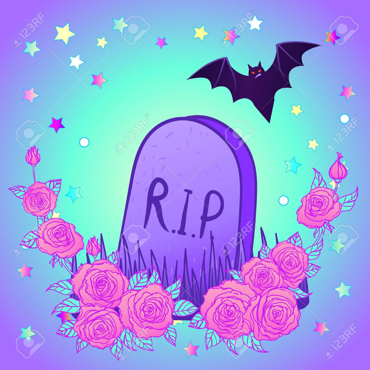 Tombstone Clipart cute