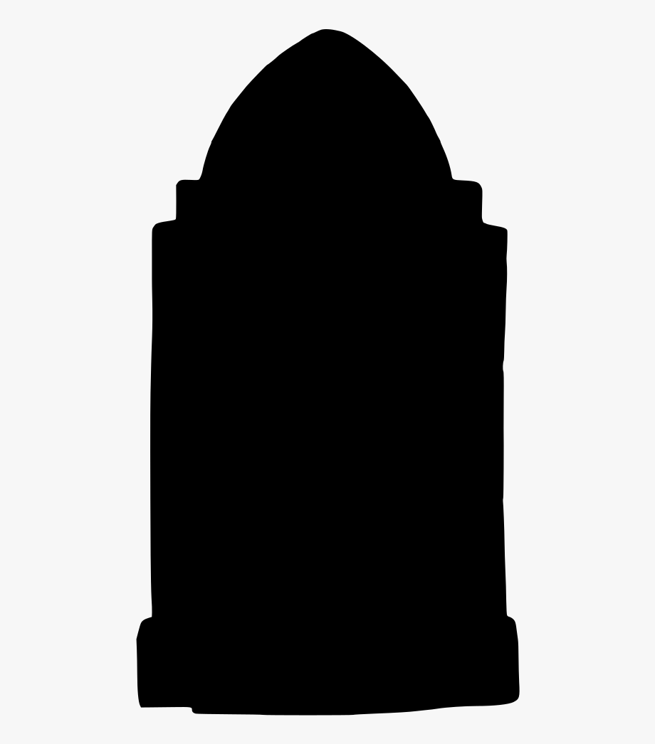 Info tombstone silhouette.