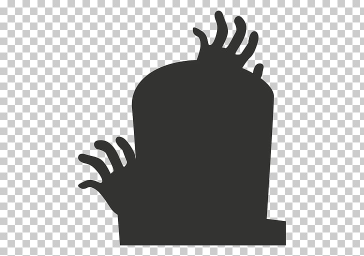 Headstone Cemetery Silhouette Logo, cemetery PNG clipart