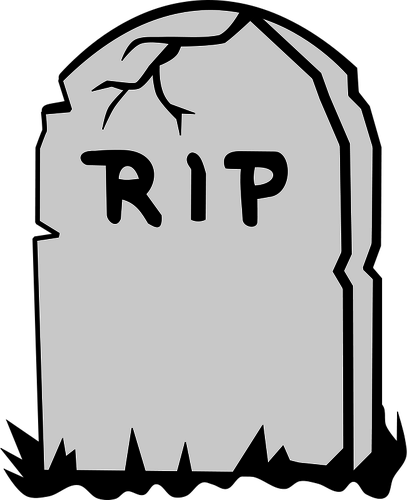Headstone vector image