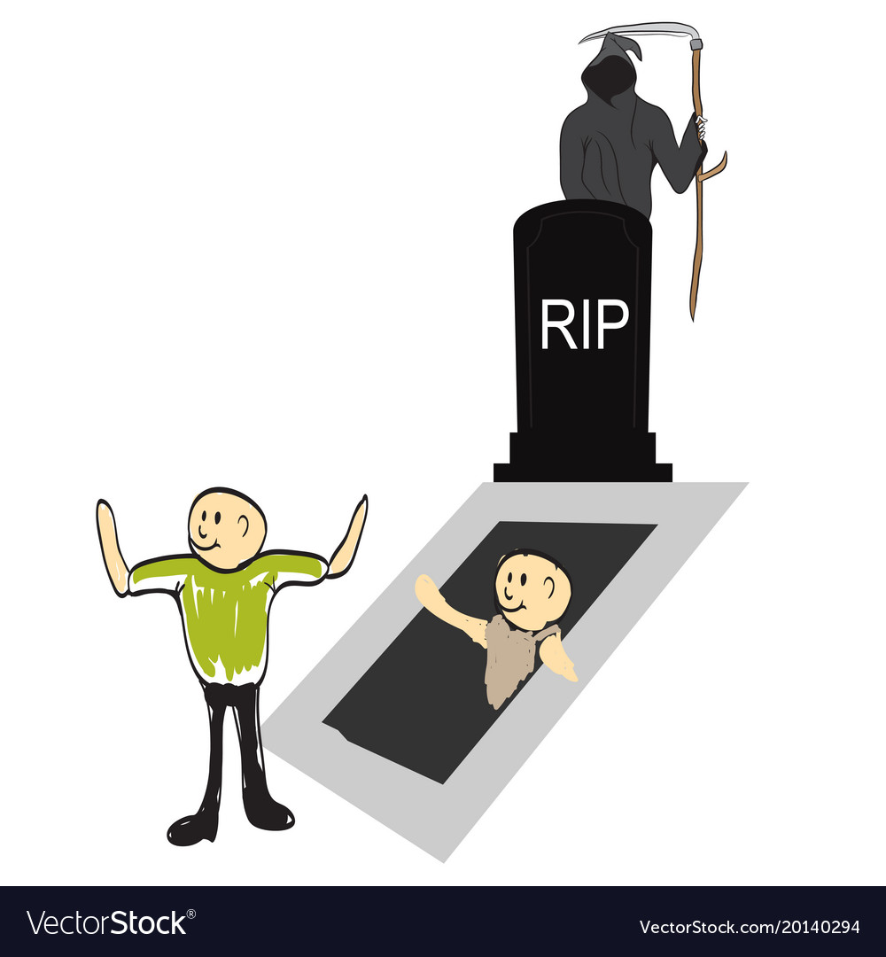 Tombstone with zombie hand